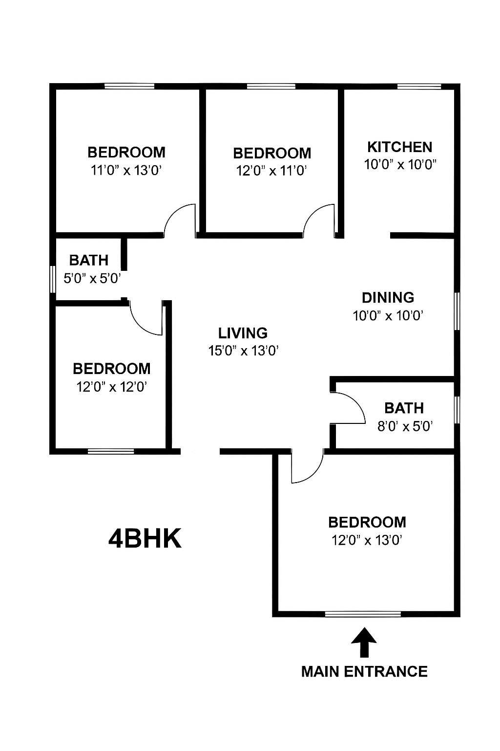 4BHK